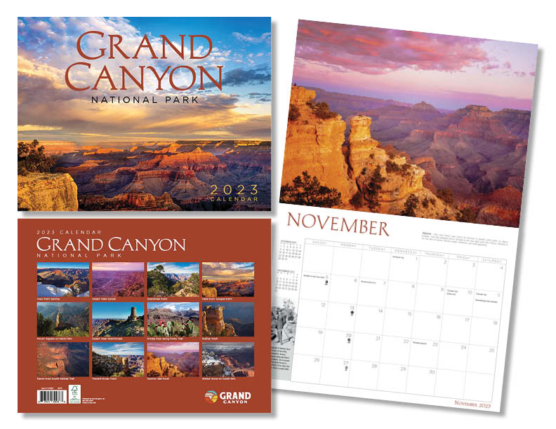 2023 Grand Canyon Calendar