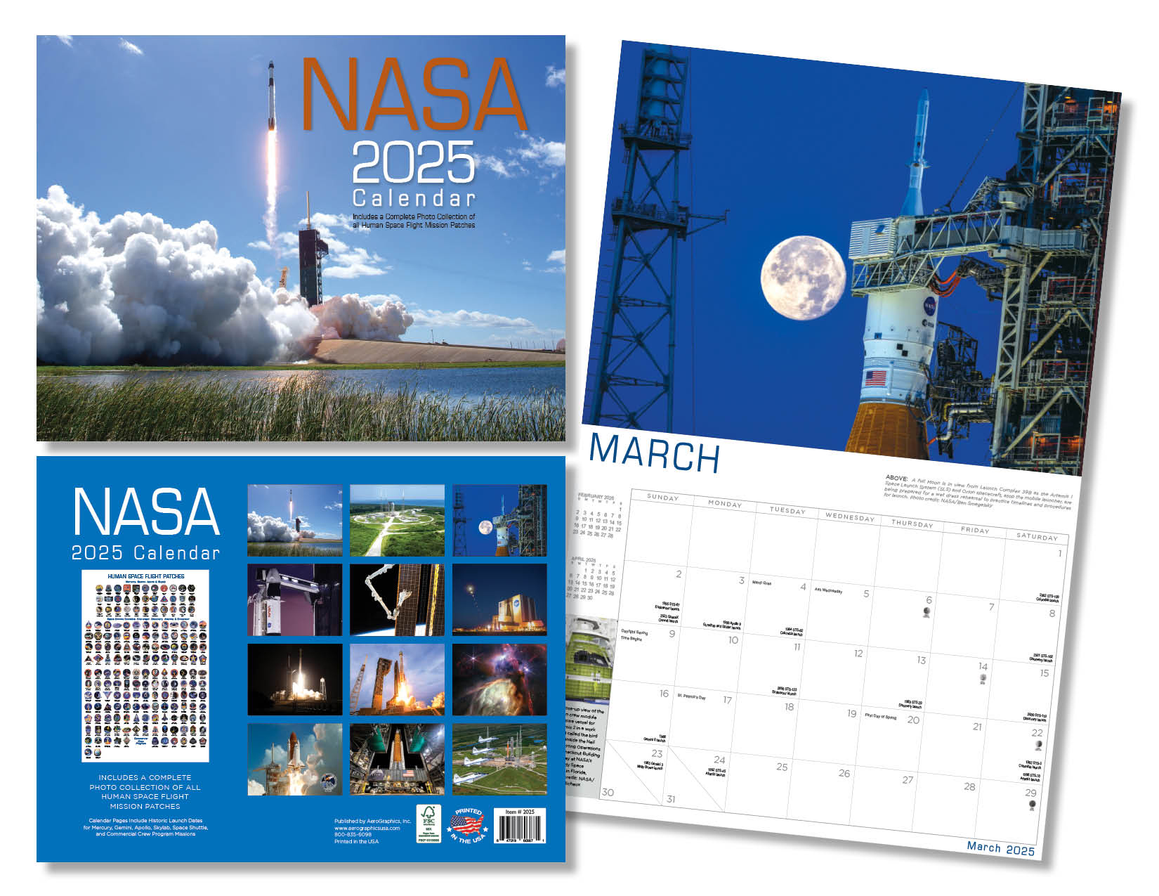 2025 NASA Calendar