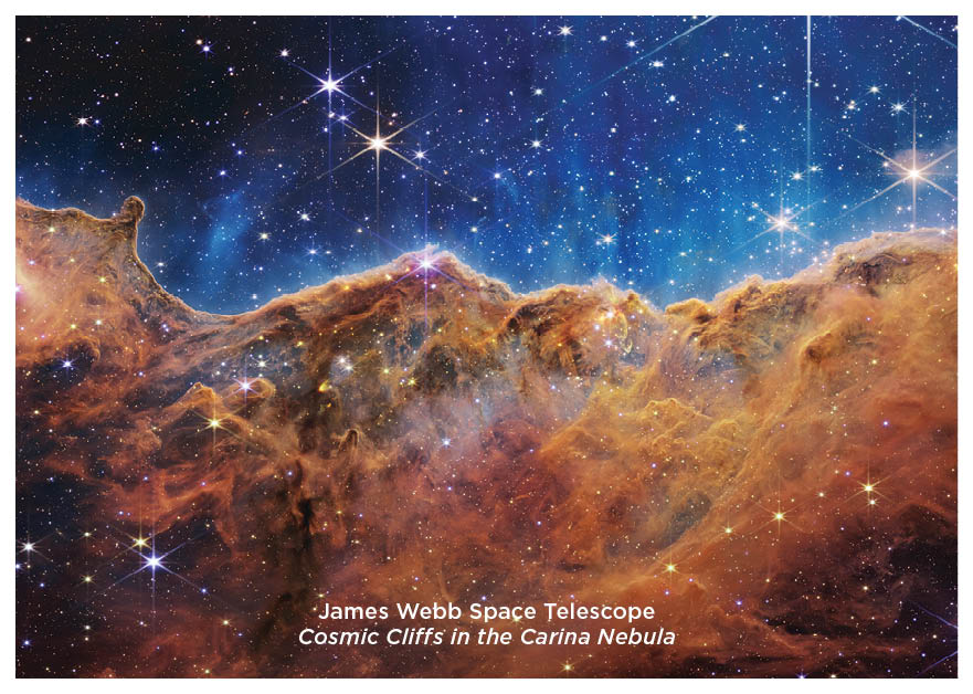 James Webb Telescope. Cosmic Cliffs
